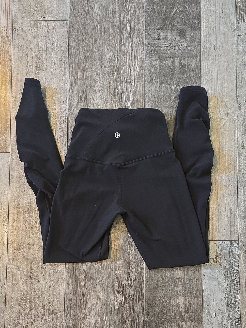 lululemon athletica Black  Rouched Yoga Leggings